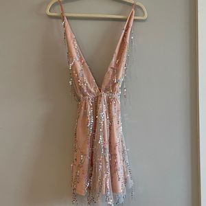 Sparkly mini dress